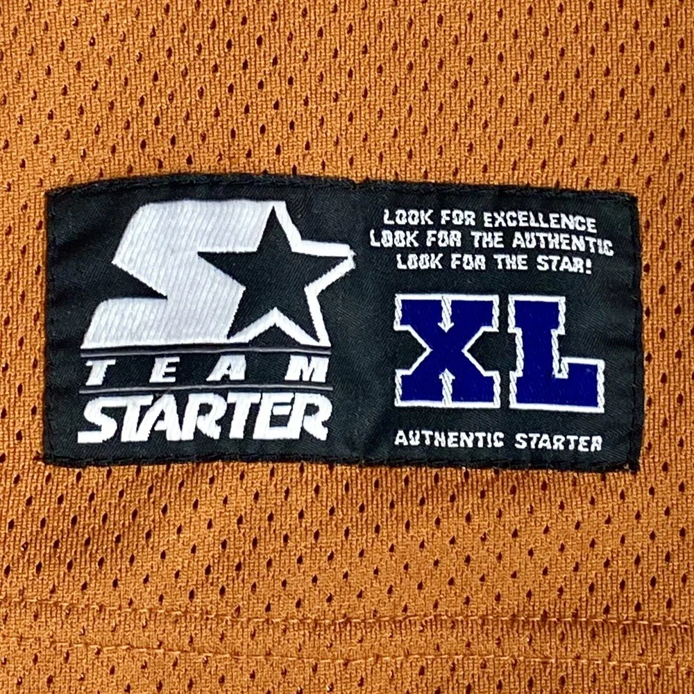 Vintage Texas LongHorns Basketball Jersey #03 Big 12. Starter Embroidered Sz. XL